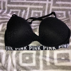 Black Cheetah Print Bra